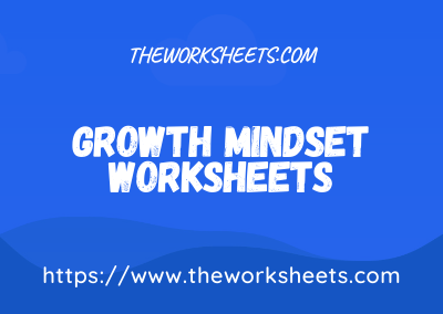 growth mindset worksheets